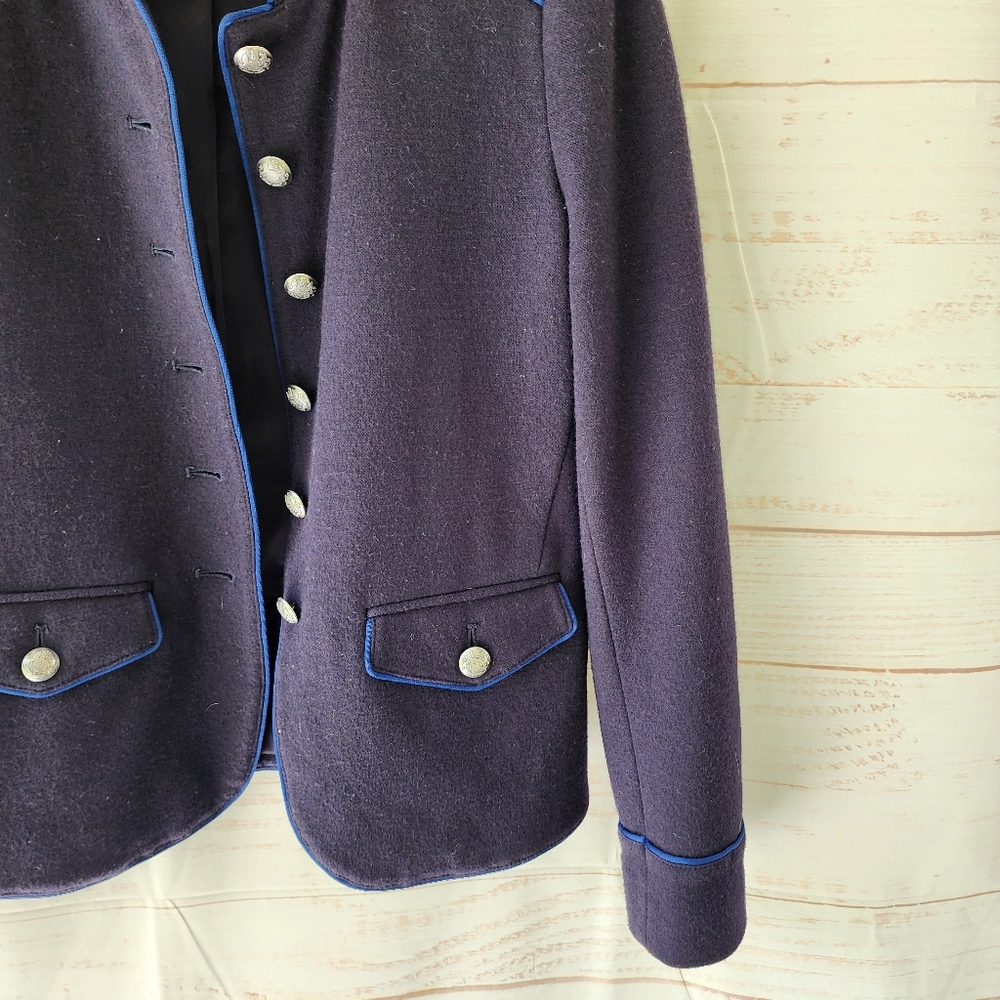 J. Crew Navy Blue Dalton Wool Blazer View 4